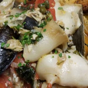 Pasta, Seafood & Eggplant Dishes